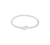 Elli Armband Damen 925 Silber Rosé 18K Vergoldet Silberarmband mit Herz Infinity-Zeichen Kreuz Anker Stern Schmuck Geschenke für Frauen Freundin Frau Mädchen Mama, Bettelarmband Glücksbringer Länge 16 cm, Breite 1.3 mm