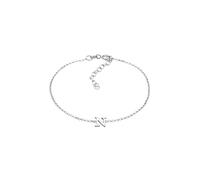 Elli Armband Damen 925 Silber Silberarmband mit Kleeblatt Schmuck Geschenke für Frauen Freundin Frau Mädchen Mama, Kleeblattarmband Glücksbringer Länge 18 cm, Breite 1.5 mm