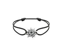 Elli Armband Damen Edelweiß Tracht mit Kristallen in 925 Sterling Silber