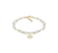 Elli Armband Damen Evil Eye mit Kristalle in 925 Sterling Silber vergoldet