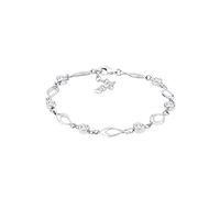 Elli Armband Damen Feder Boho modern mit Zirkonia Kristallen in 925 Sterling Silver
