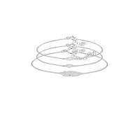 Elli Armband Damen Feder Boho Mutter Kind Panzerkette in 925 Sterling Silber