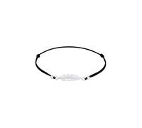 Elli Armband Damen Feder Symbol mit Nylon in 925 Sterling Silber
