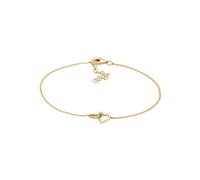 Elli Armband Damen Herz Verbundenheit in 925 Sterling Silber Vergoldet
