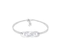 Elli Armband Damen Infinity Liebe mit Kristalle in 925 Sterling Silber