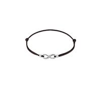 Elli Armband »Infinity Liebe Trend Symbol Elastisch 925 Silber«, Infinity, Schwarz