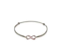 Elli Armband Damen Infinity Unendlichkeit Anhänger Trend in 925 Sterling Silber (Rosé Vergoldet)
