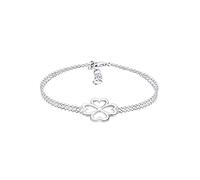Elli Armband Damen Kleeblatt Symbol Glücksbringer in 925 Sterling Silber