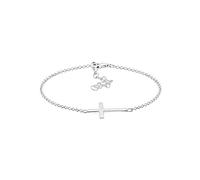Elli Armband Damen Kreuz Glaube in 925 Sterling Silber rosévergoldet