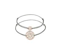 Elli Armband Damen Lebensblumen Motiv Basic aus 925 Sterling Silber rosévergoldet