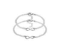 Elli Armband Damen Mutter Kind Set Infinity Symbol aus 925 Sterling Silber