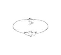 Elli Armband Damen Verbunden Herz Symbol Liebe Klassisch in 925 Sterling Silber