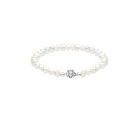 Elli Armband Damen Süßwasserzuchtperle mit Kristalle in 925 Sterling Silber