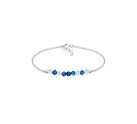 Elli Armband Kinder Beads Kristalle 925Er Silber, blau Blau