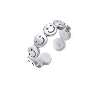 Elli Band mit Smiling Face Offen 925 Silber silberfarben Damen