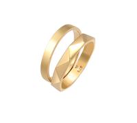 Elli Bandring Basic Hexagon Look 2er Set 925 Silber 58 Damen