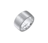 Elli Ring Damen Band Breit Matt Gebürstet Basic in 925 Sterling Silber