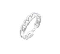 Fingerring ELLI "Bandring Figaro Panzer Glieder Chunky 925 Silber" Gr. 54, silber, Fingerringe, Damen, 54mm, ohne Stein, Silber 925 (Sterlingsilber), 4mm, Fingerring (16297149-54) silber