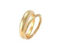 Elli Bandring Gedreht Basic 2er Set 925 Silber 52 Damen