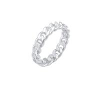 Elli Bandring Knoten Unendlich Twisted 925 Silber 54 Damen