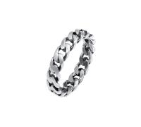 Elli Bandring Knoten Unendlich Twisted 925 Silber 54 Damen