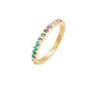 Elli Bandring Kristall Multi-Colour Pastell 925 Silber 54 Damen