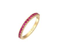 Elli Bandring Memoire Glas Kristalle 925 Silber vergoldet 56 Damen