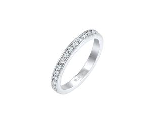 Elli Bandring Memoire Glas Kristalle 925 Silber vergoldet 56 Damen