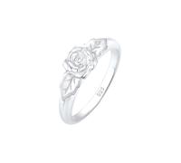 Fingerring ELLI "Rosenblüte Blume Vintage Look Trend 925 Silber" Gr. 54, silber, Fingerringe, Damen, 54mm, ohne Stein, Silber 925 (Sterlingsilber), 3mm, Fingerring (89259664-54) silber