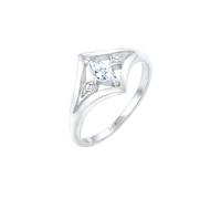Elli Bandring Zirkonia Marquise Vintage 925 Silber 58 Damen