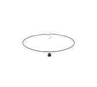 Elli Basic Choker 925 Silber, mit Kristallen von Swarovski® Schwarz Damen