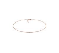 Elli Basic Choker Kugelkette Trend Blogger 925 Silber rosefarben Damen