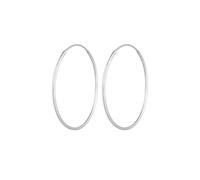 Elli Basic Creolen Trend Zeitlos 925 Sterling Silber silberfarben Damen