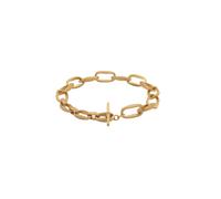 Elli Basic Kettenglieder 925 Sterling Silber goldfarben Damen