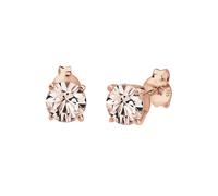 Elli Basic Rund Weiß 925 Silber, mit Kristallen von Swarovski® Rosa Damen