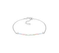 elli. Armband Beads Kugeln Pastell 925 Silber, silber Silber
