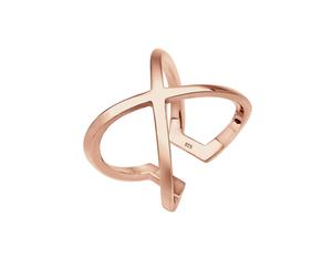 Elli Blogger Must-Have Statement Kreuz 925 Sterling Silber rosefarben Damen