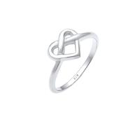 Elli Brezel Herz Knoten Trend 925 Sterling Silber 52 Damen