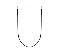 Elli Brillen-Kette Synthetisches Leder 925 Silber 60 Damen