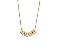 Elli Buchstaben Love 925 Sterling Silber goldfarben Damen