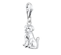Elli Charm Damen Hund Tier Freund in 925 Sterling Silber
