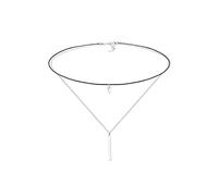 Elli Collier »Choker Geo Dreieck Layer Minimal 925 Silber«, silberfarben