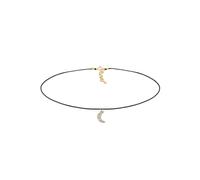 ELLI Damen Kette 'Halbmond' gold / schwarz, Größe One Size, 4179743 Gold / Schwarz One Size