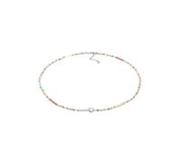 Elli Choker Herz Glas Beads Sommer Style 925 Silber silberfarben Damen