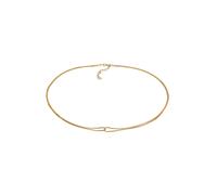 Elli Halskette Choker Infinity Verschlungen Venezianer 925 Silber Gold