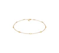 Elli Choker Kette Geo Plättchen Hexagon 925 Silber goldfarben Damen