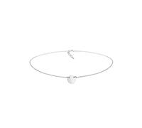 Elli Halskette Damen Geo Plättchen Matt Choker in 925 Sterling Silber