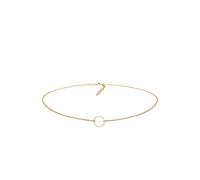 Elli Choker Kreis Trend Geo 925 Sterling Silber goldfarben Damen