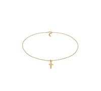 Elli Choker Kreuz Gedreht Modern 925 Silber goldfarben Damen