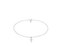 Elli Choker Kreuz Gedreht Modern 925 Silber silberfarben Damen